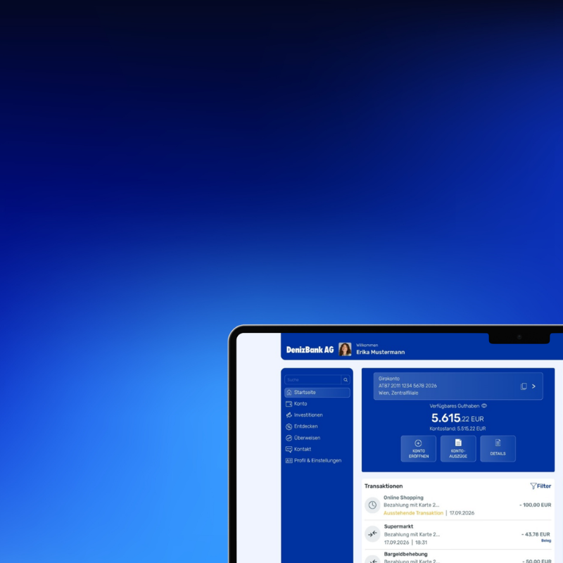 Neue Digital-Banking Experience