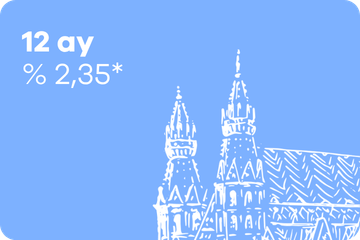 12 ay vadeli mevduat – % 2,35